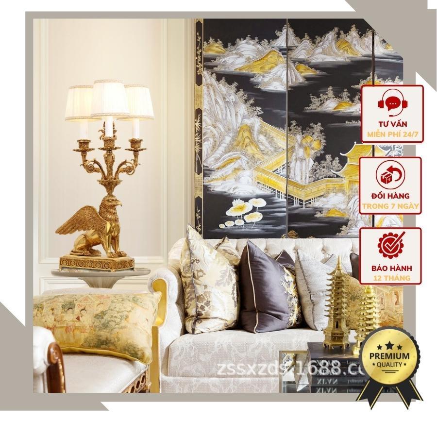 Đèn để bàn DB13 đồng Griffin Sang Trọng phong cách châu Âu
