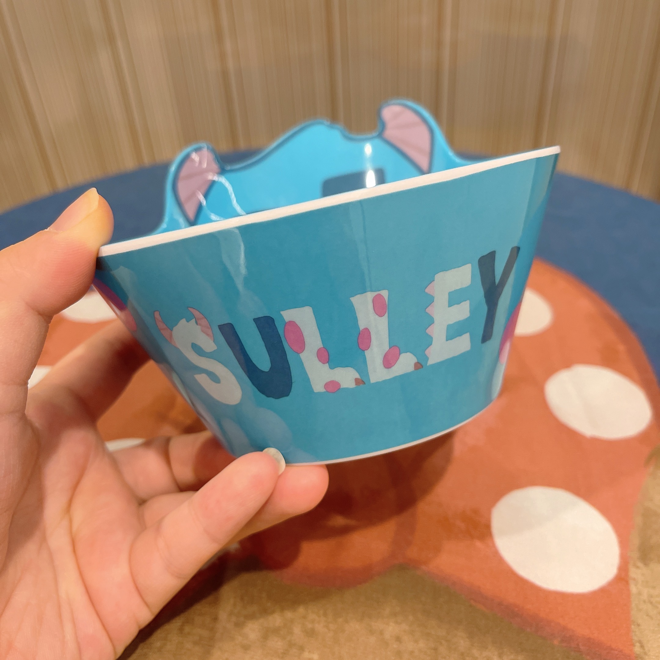 Limei Store Chén ăn tô nhựa melamine hình Sulley Disney nổi 3D cho trẻ em bé trai - CHENSULLEY