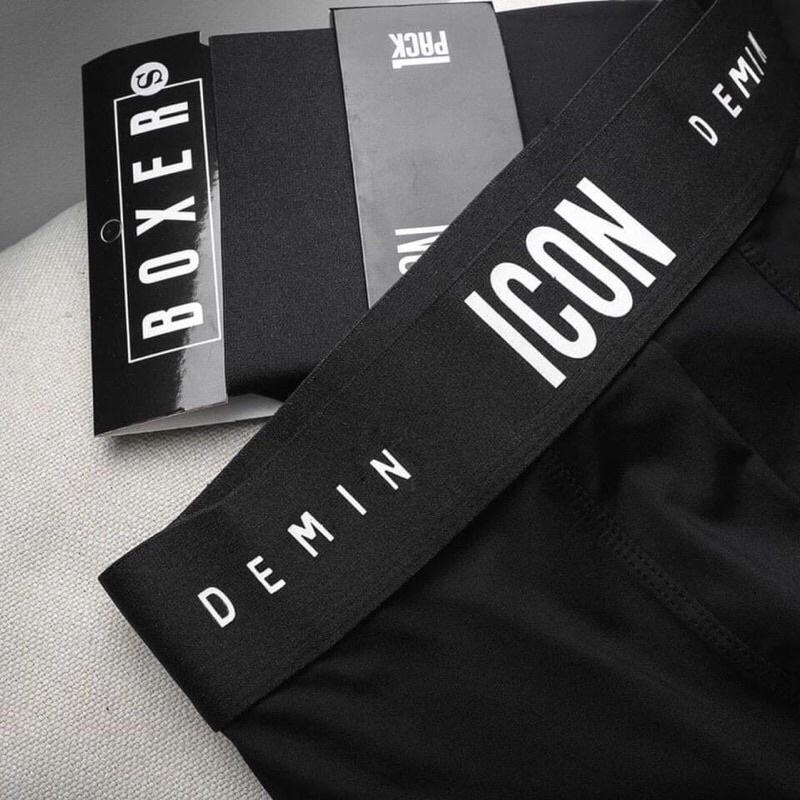 Quần lót boxer nam, quần sịp đùi thun lạnh icon thông thoáng