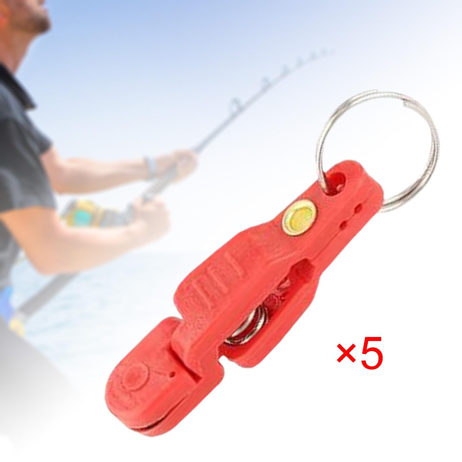 5 Pieces Heavy Tension Snap Release Clips for Weight Boat Fishing Downrigger