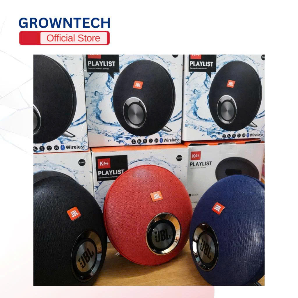 Loa nghe nhạc bluetooth GrownTech K4 Plus dòng xách tay kết nối không dây, loa to, pin trâu - Hàng chính hãng