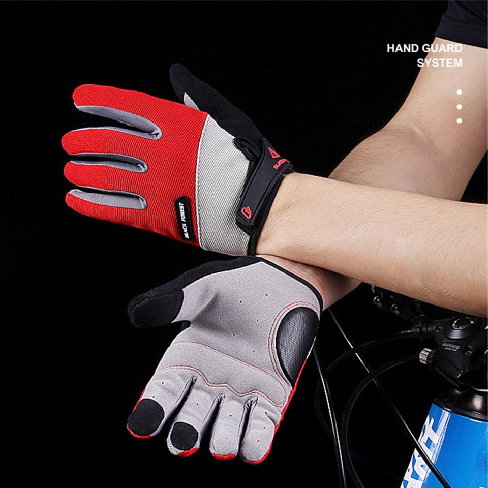 Full Ngón Tay Găng Tay Phượt Chống Trượt Do Va MTB Đường Xe Đạp Thể Thao Ngoài Trời Thể Dục Màn Hình Cảm Ứng Đệm Găng Tay unisex