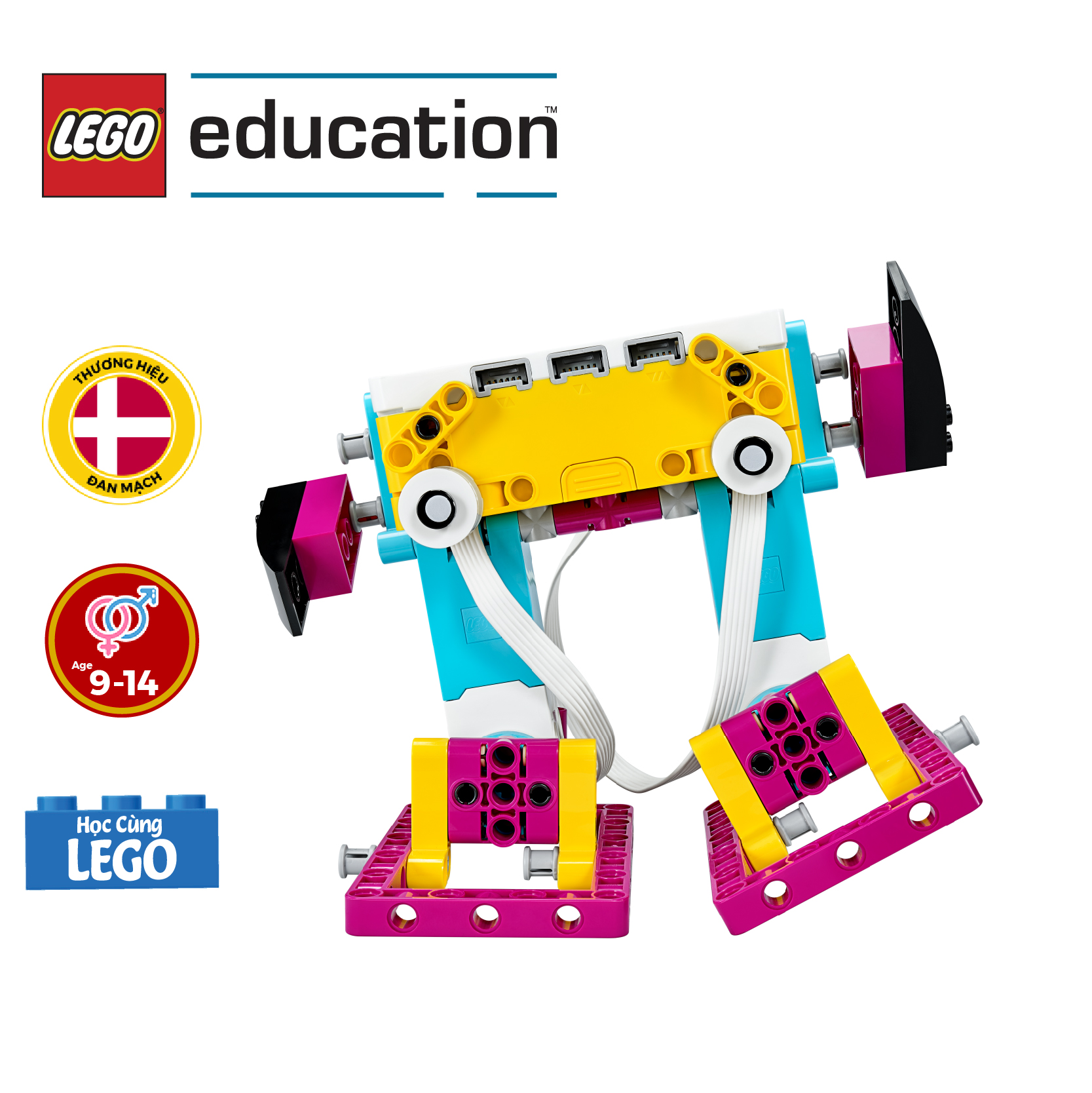 Đồ Chơi LEGO EDUCATION Bộ Kỹ Sư Robot Spike Prime Cơ Bản 45678