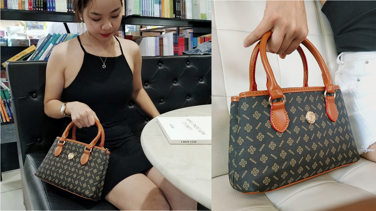 Túi dự tiệc cưới, túi cầm tay nữ nhỏ, hoa tiết nhỏ nhắn, sang trọng
