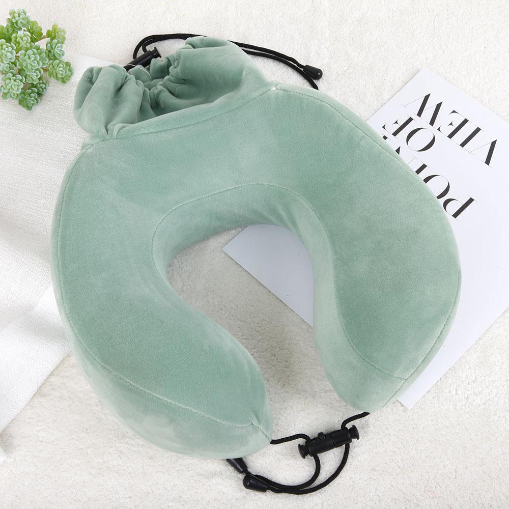 Bộ nhớ đệm du lịch Bọt cổ có thể gập cổ có thể rửa cổ có thể giặt được đệm máy bay nhẹ PENTABLE BÀI TẬP Hỗ trợ cổ cho tàu, ô tô, văn phòng, cắm trại