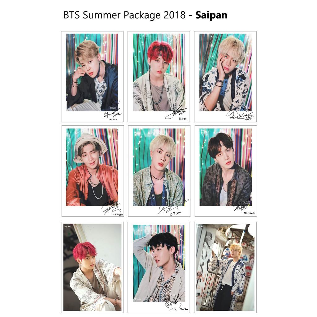 Lomo card BTS Summer Package 2018 - Saipan ( 27 ảnh)