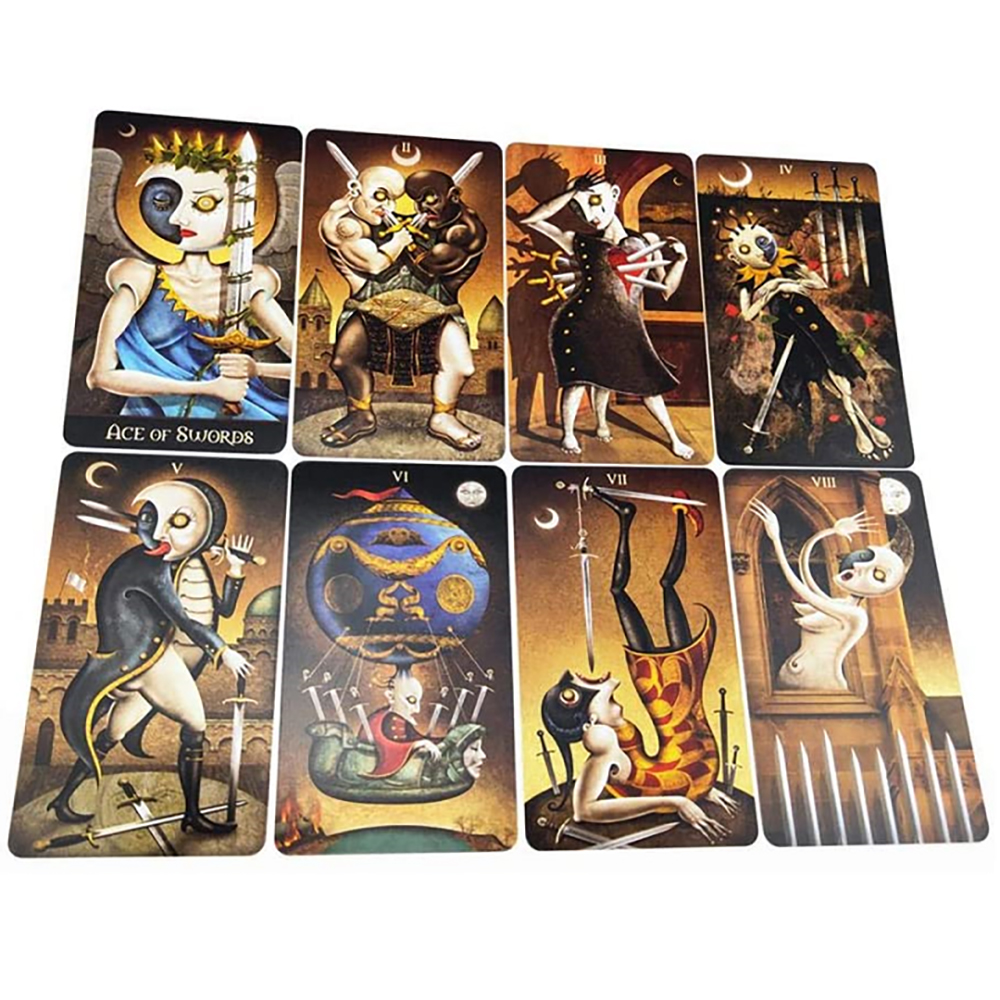[Size Gốc] Bộ Bài Tarot Deviant Moon Bản Không Viền Borderless 78 Lá Bài Đá Thanh Tẩy