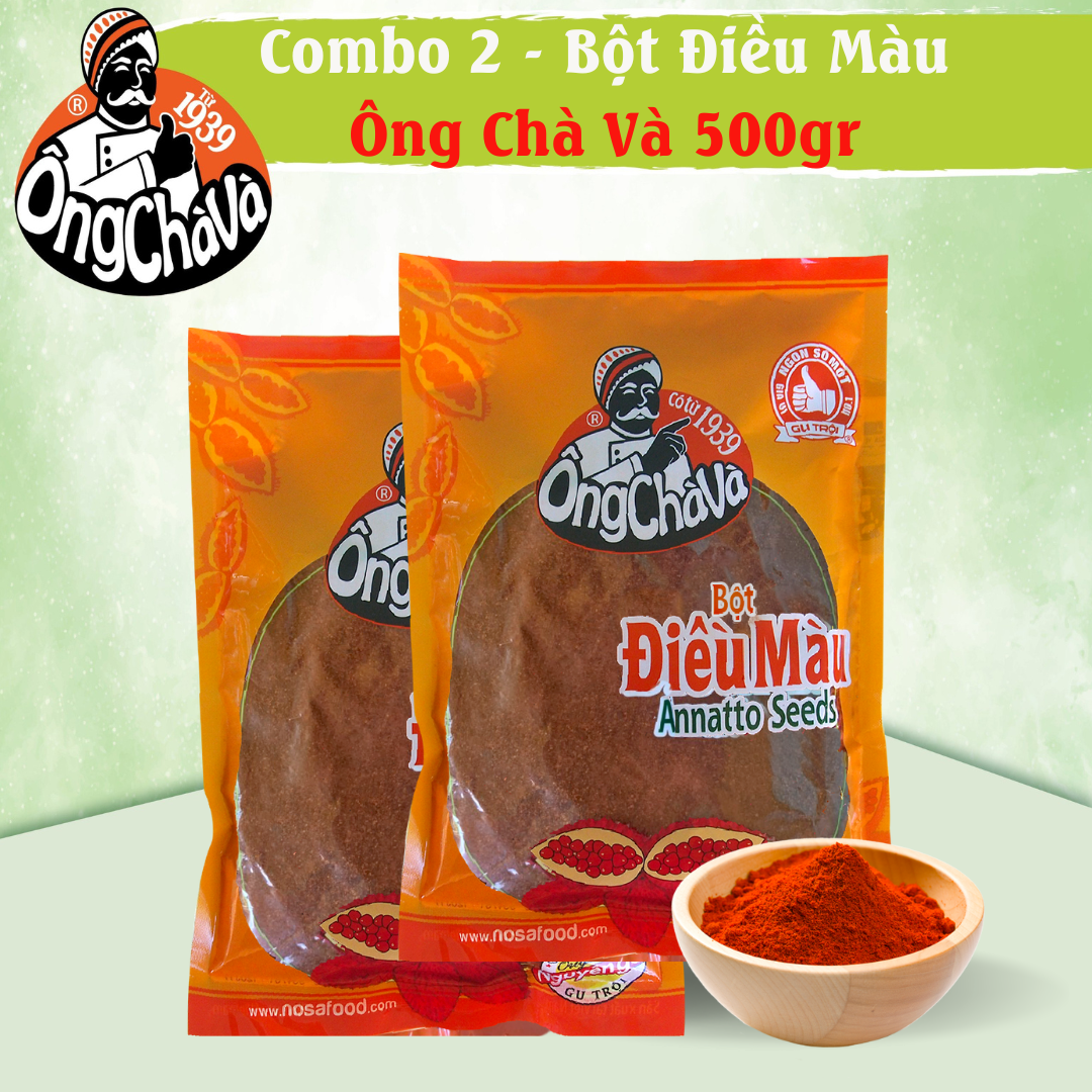 Combo 2 Túi Bột điều màu Ông Chà Và 500gr