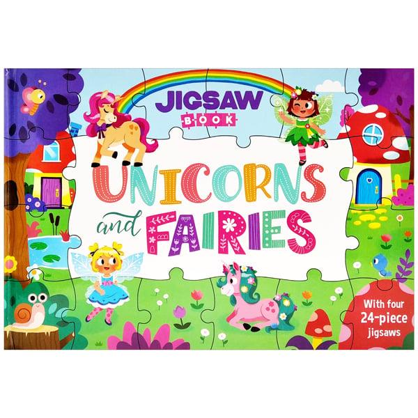 Sách Jigsaw Book: Unicorns And Fairies