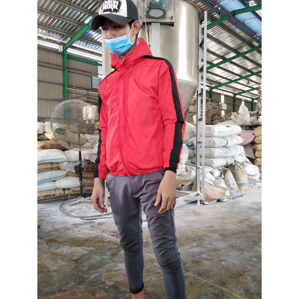 Áo Khoác Bomber Dù 2 Lớp Phối Sọc Varsity Jacket Form Rộng Nam Nữ Unisex - Trẻ Trung Năng Động Ulzzang