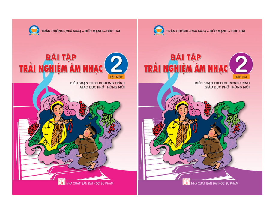 Sách Combo Bài tập trải nghiệm Âm nhạc 2 Tập 1 + 2