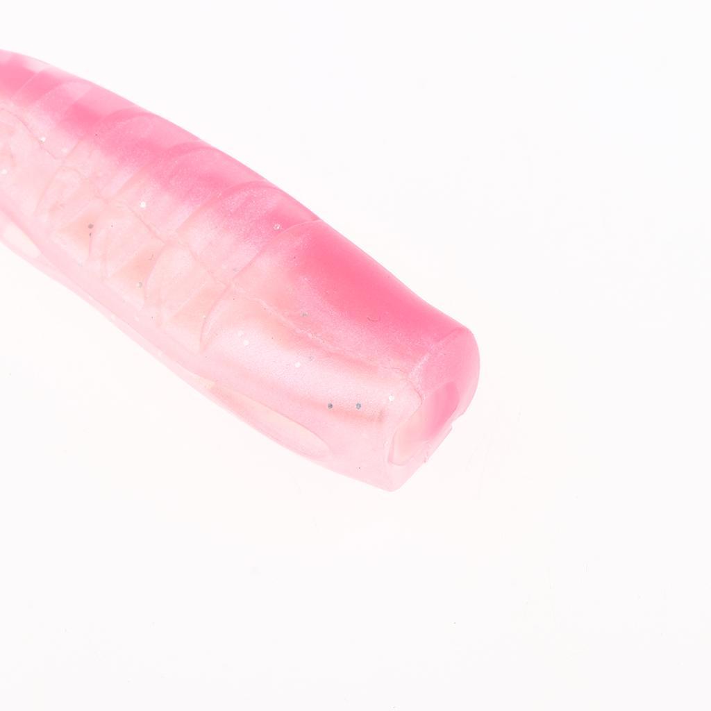 5x Artificial T Tail Crankbait Soft Jig Fish Baits Swimbait Hook Tackle for Saltwater Freshwater Bass Trout Walleye