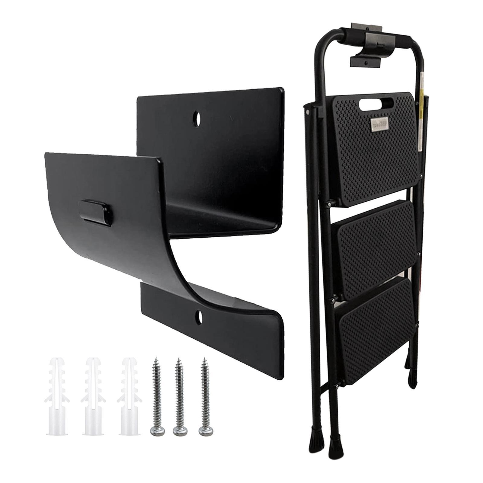 Ladder Hanger Equipment Rack Garden Tool Holder for Wall Ladders Wheelbarrow