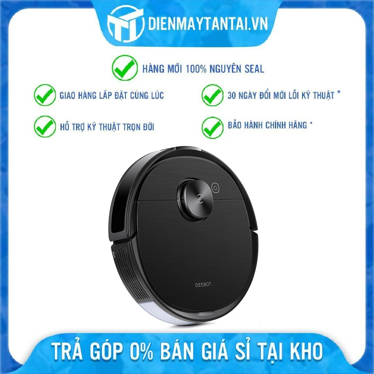 Robot hút bụi lau nhà Ecovacs Deebot OZMO T8 Aivi DBX11-11 - Hàng chính hãng