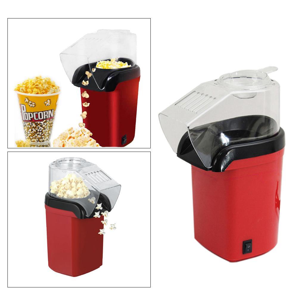 1200W Electric Corn Popcorn Maker Automatic Mini Air Popcorn Making EU Plug