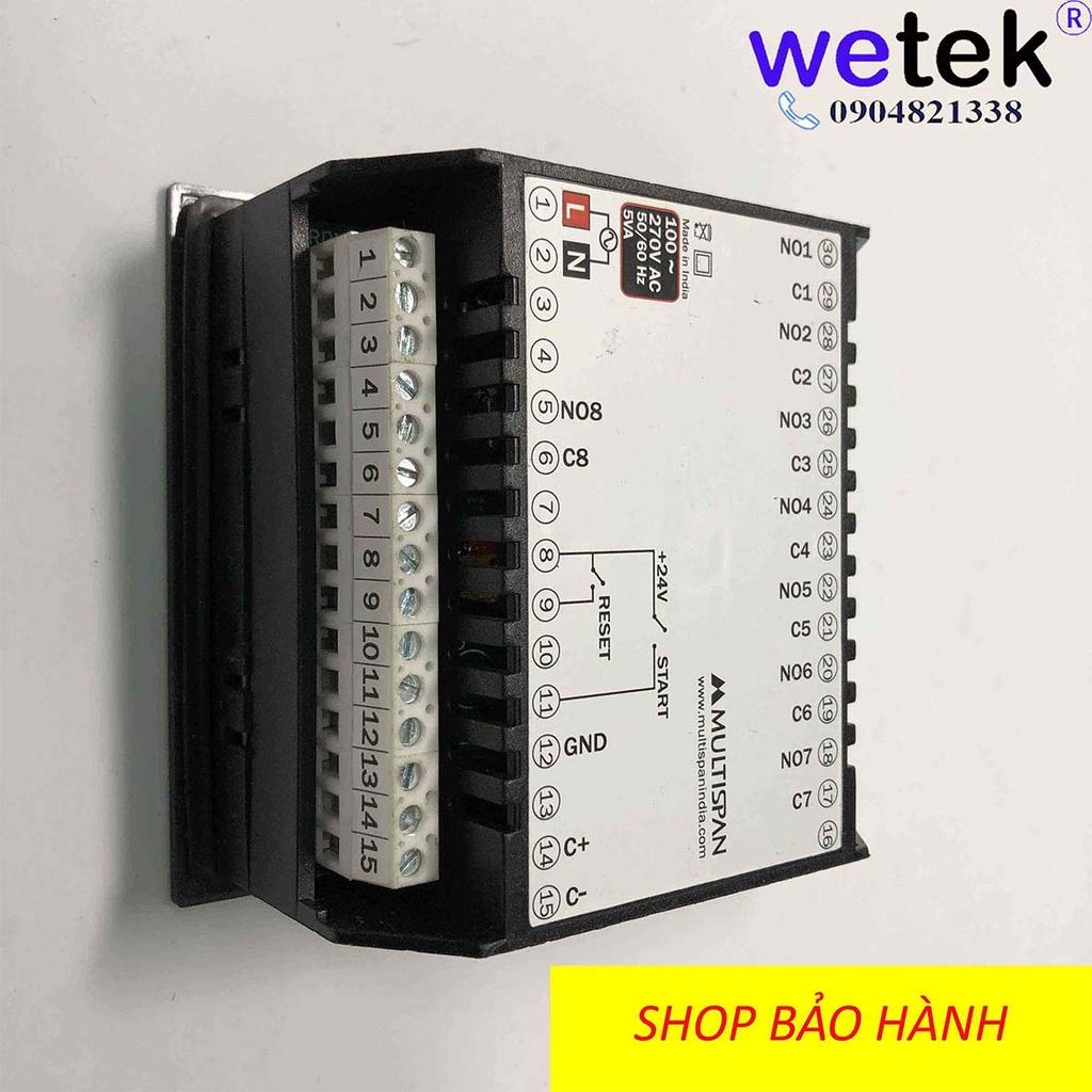 Mutispan SQT-1044 timer đa kênh lập trình tuần tự, kiểu số, dải siêu rộng, lắp mặt tủ