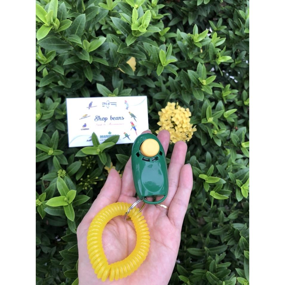 Combo còi với clicker huấn luyện vẹt, chim, chó, mèo,...