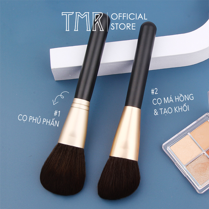 Cọ Sweet Powder Brush TMR chính hãng , Cọ Trang Điểm Má, Cọ Khối, Cọ Phủ Phấn , Makeup cơ bản với nhiều phong cách cùng