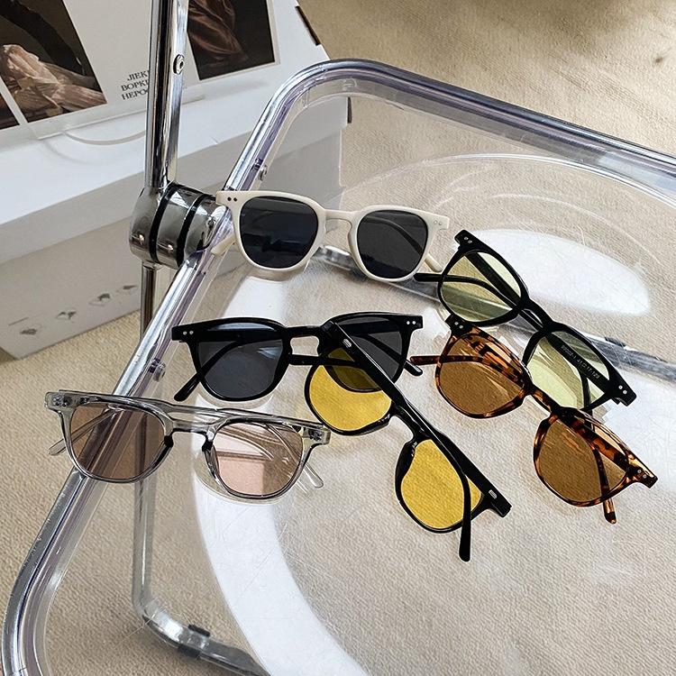 Kính râm mắt mèo gọng vuông bầu chống tia UV 400 cho bé K912