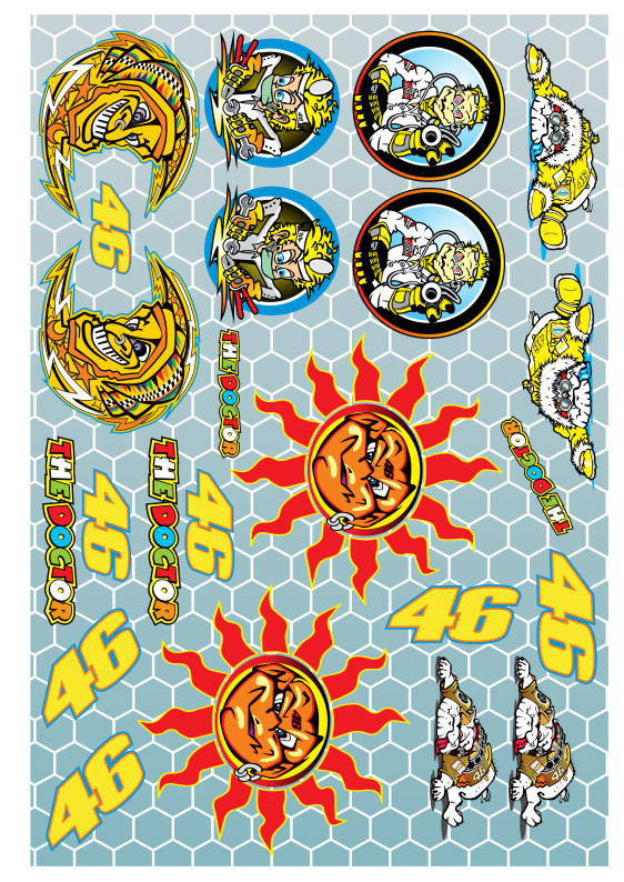Logo sticker nhãn hiệu xe máy 001