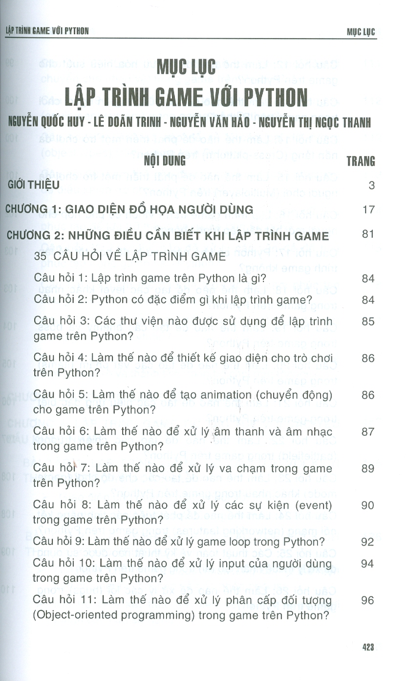 Lập Trình Game Với Python