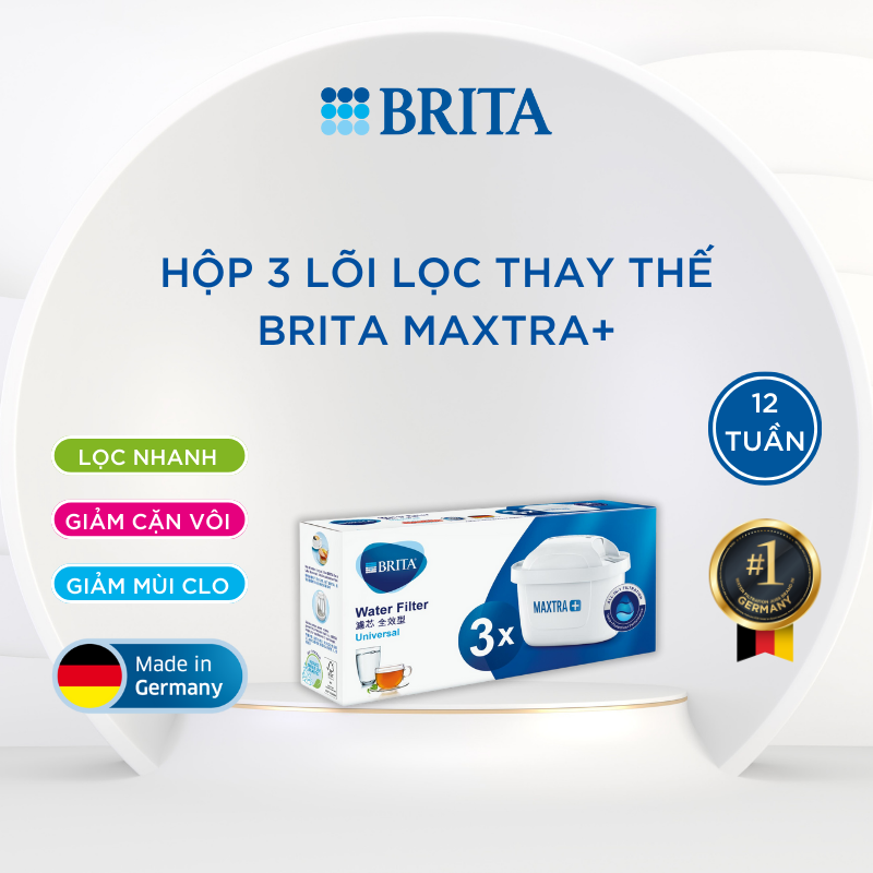 Hộp 3 Lõi Lọc Nước BRITA Maxtra Plus Filter Cartridge