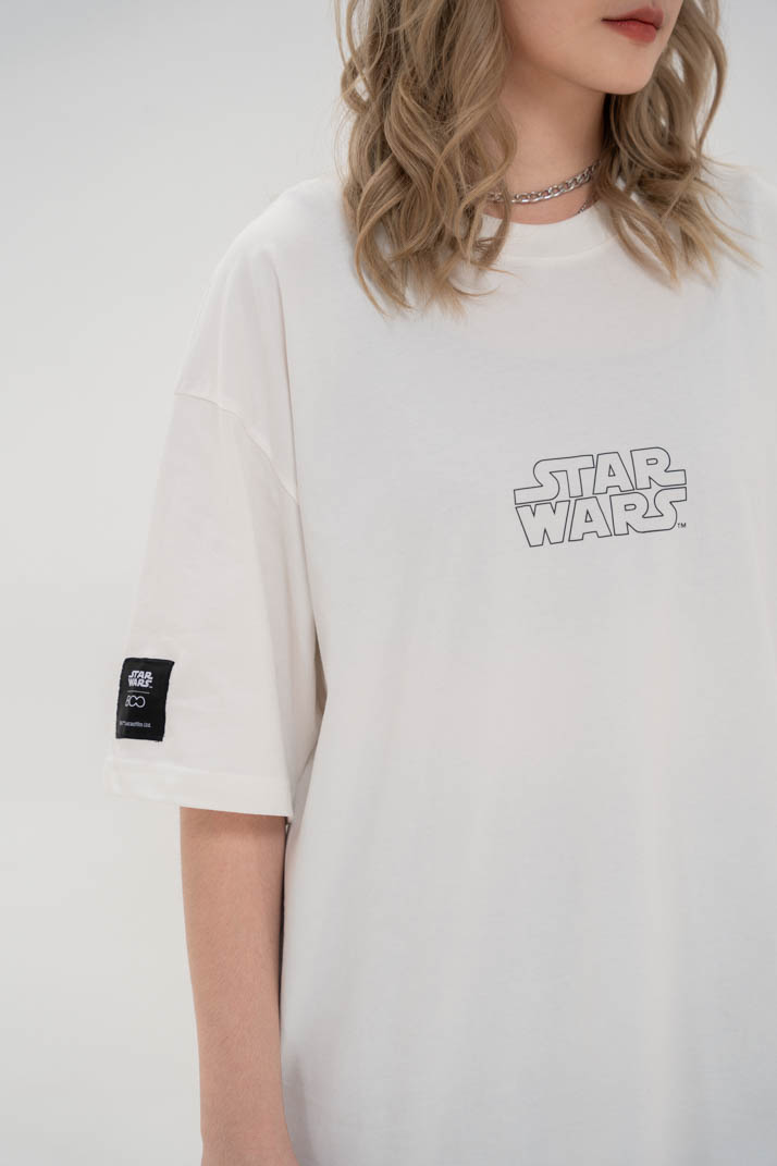 Áo Thun Unisex BOO Dáng Rộng Cotton Cao Cấp In Graphic  Darth Vader Logo StarWars BZL