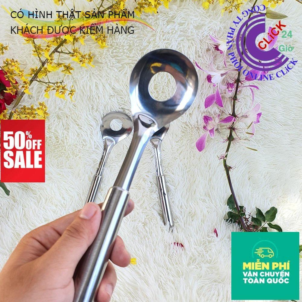 Thìa, Vá Dụng Cụ Làm Mọc Inox Và Thịt Viên Siêu Nhanh và Sạch Sẽ Tay - Hàng Cao Cấp