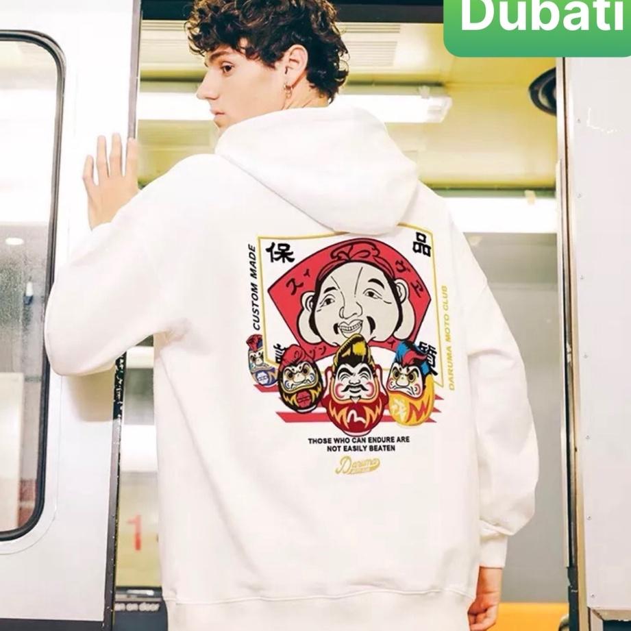 ÁO KHOÁC HOODIE NAM NỮ EVISU CHẤT NỈ DÀY PHOM FROM RỘNG CHỐNG LẠNH NẮNG, NÓNG ĐÔNG HÈ UNISEX CAO CẤP MỚI - DUBATI FASHI