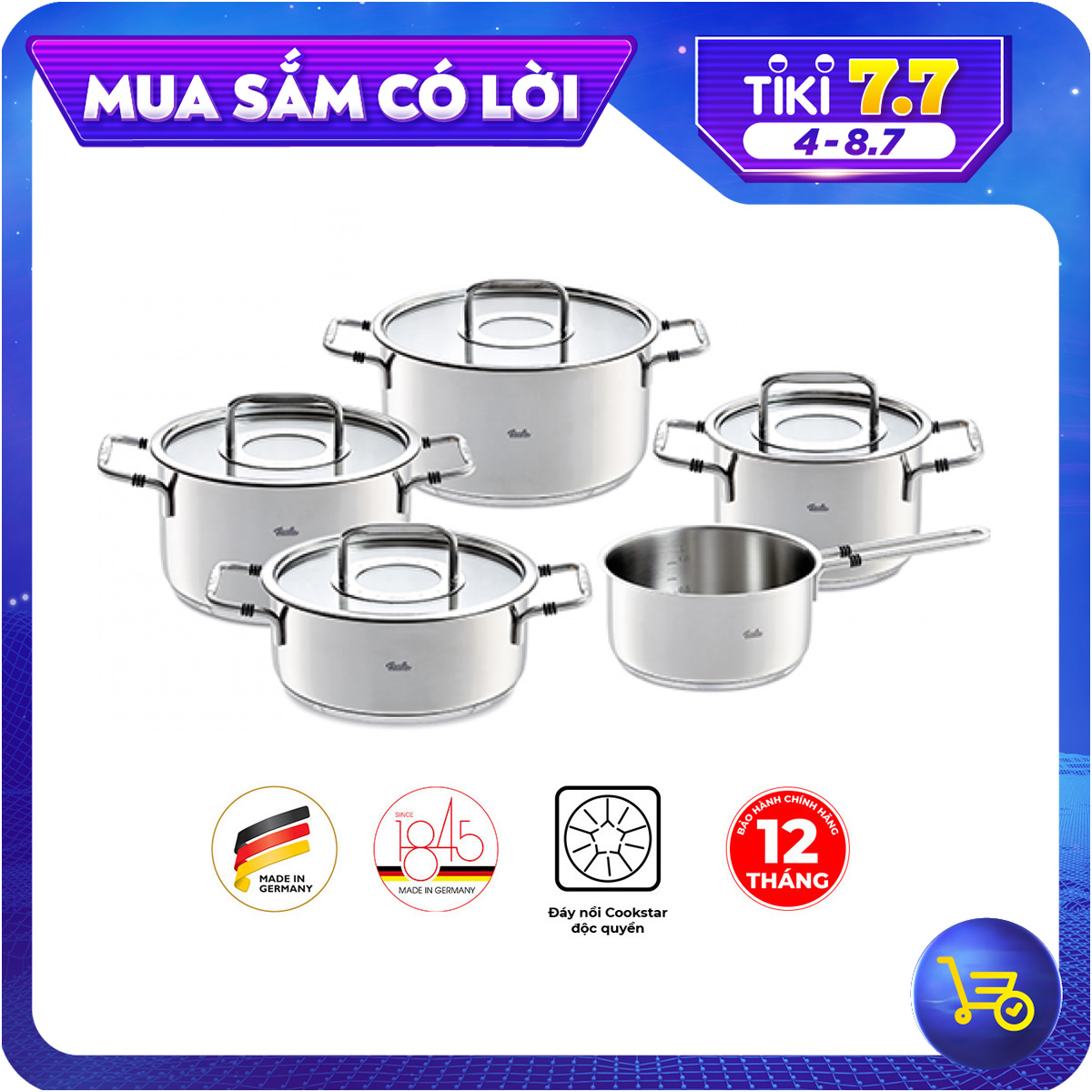 Bộ nồi 5 món Fissler Bonn