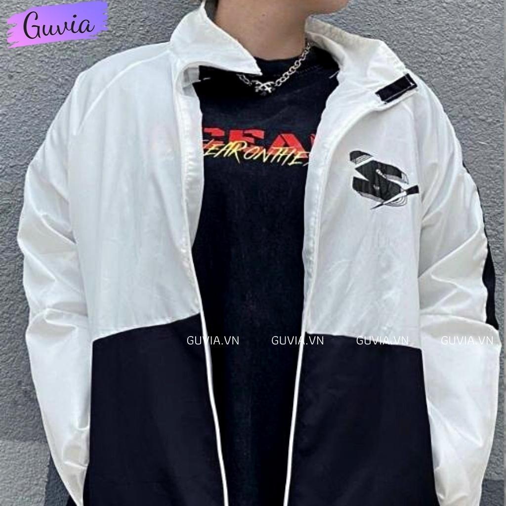 Hình ảnh Áo Khoác Bomber Dù SWEEDER Nam Nữ Ulzzang Unisex Kiểu Form Rộng 2 Lớp Jacket