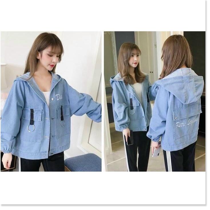 Áo khoác kaki nữ xịn xò siêu duyên dáng cho các bạn trẻ KME FASHION