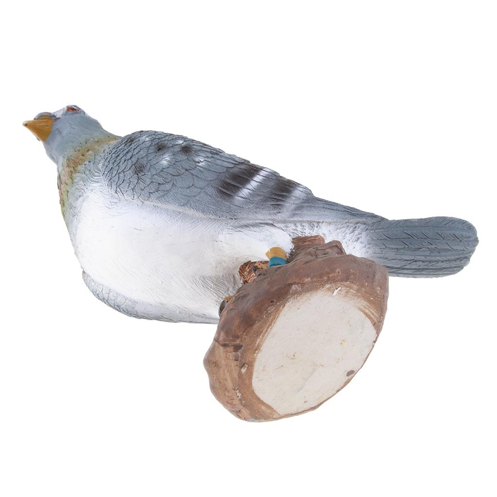 Lifelike Artificial Bird Sculpture Figurine for Patio Garden Decor. Ornament