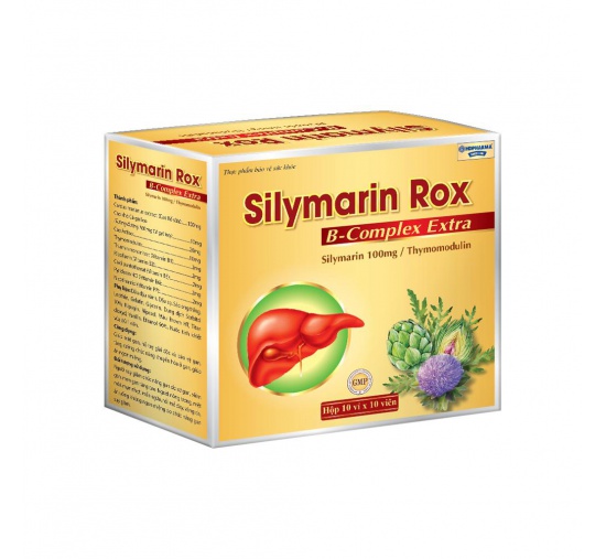 SILYMARIN Rox Thymodulin Giải Độc Gan, Hạ Men Gan - Hộp 100 Viên
