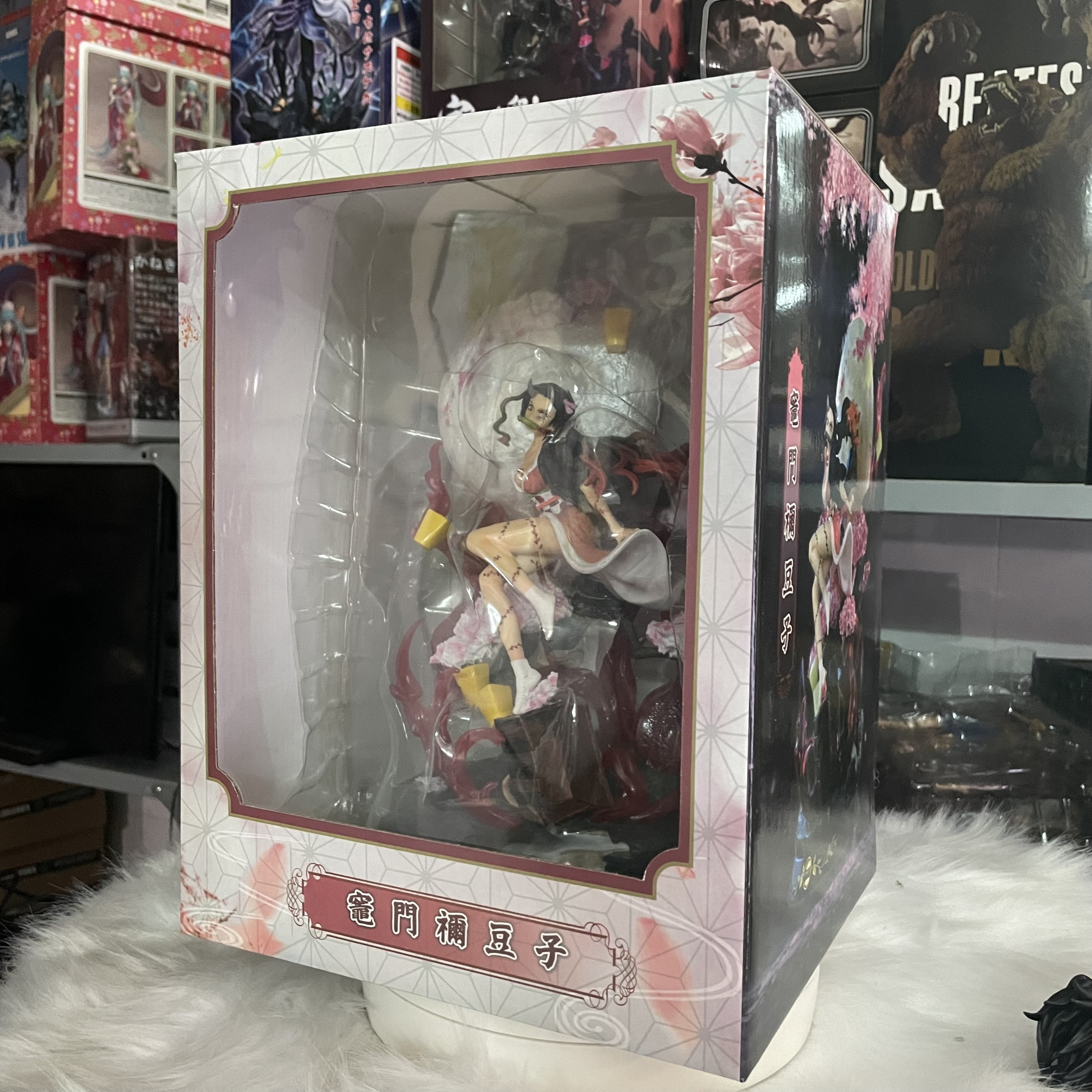 Mô hình Kamado Nezuko and Moon - Figure Nezuko Kimetsu no Yaiba