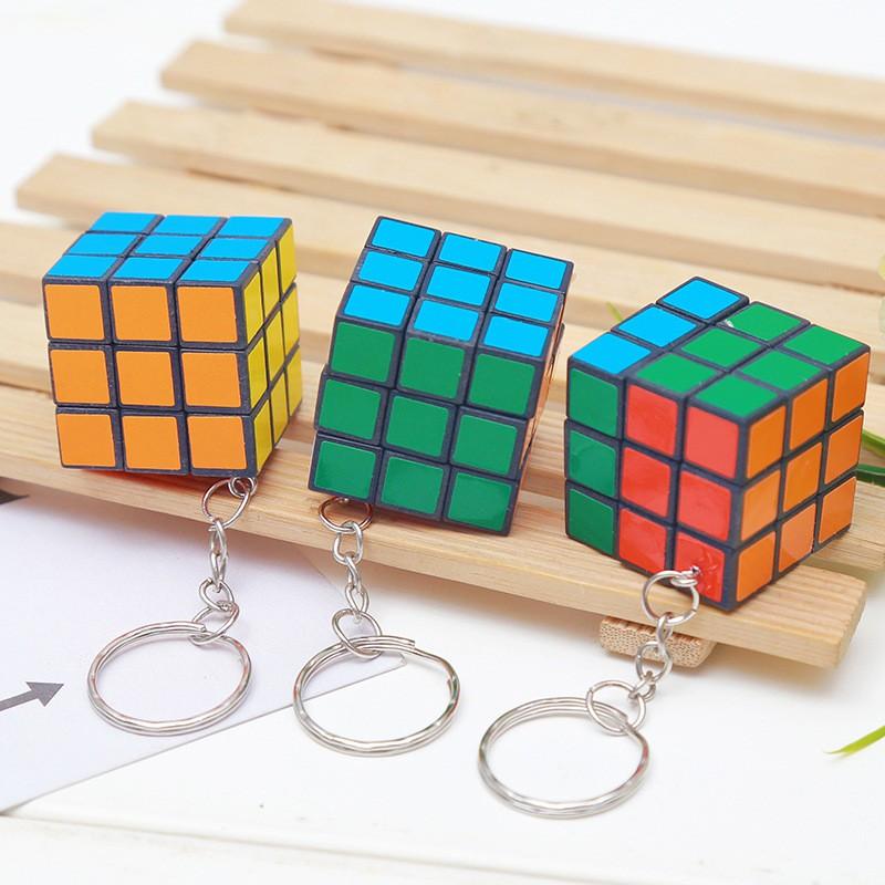 Móc Khóa Hình Rubik 3cmx3cm Đẹp Lạ