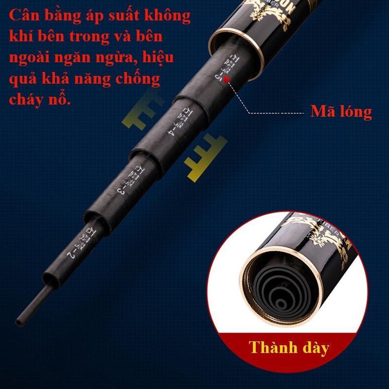 Cần Câu Tay , Cần Câu Đơn 5H TAWA Hắc Phụng Đủ Size + Tặng Nhẫn Cần Câu