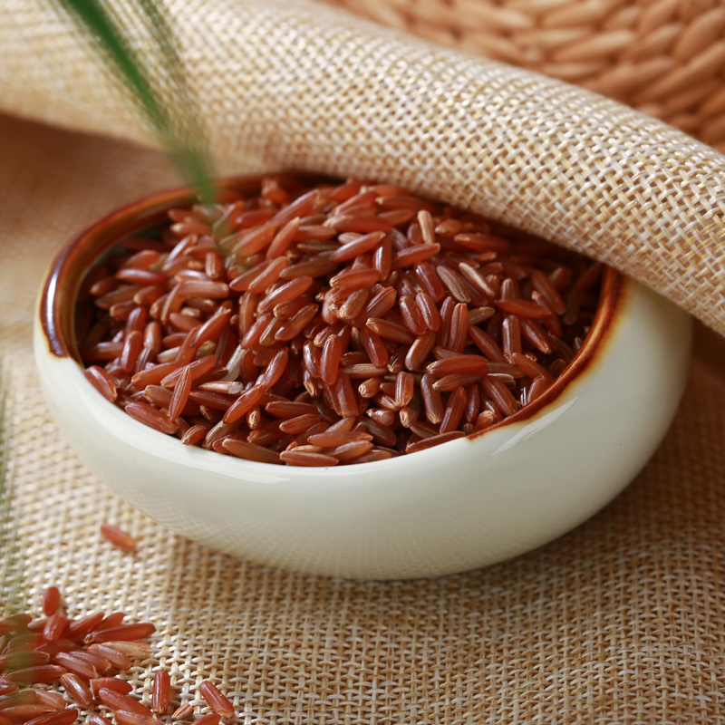 Gạo Lứt Đỏ Túi 1Kg - Gạo Ngọc Đỏ Ông Thọ - Gạo lứt tốt cho sức khỏe, ăn kiêng, tiều đường, giảm cân, cao huyết áp