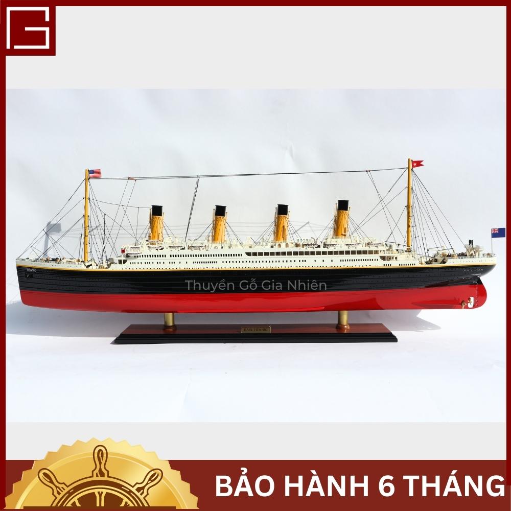 Mô Hình Thuyền Gỗ Trang Trí Phong Thủy Dạng Thuyền Du Lịch RMS TITANIC Chính Hãng, Hàng Xuất Khẩu Chất Lượng Cao