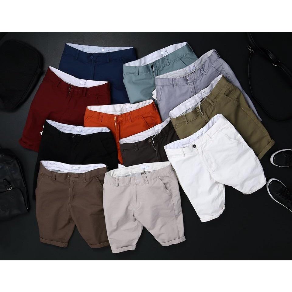 QUẦN SHORT KAKI NAM NHIỀU MÀU