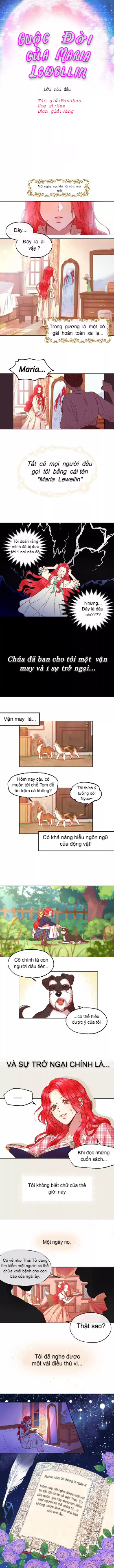 cuộc đời của maria lewellin chapter 0.5 1