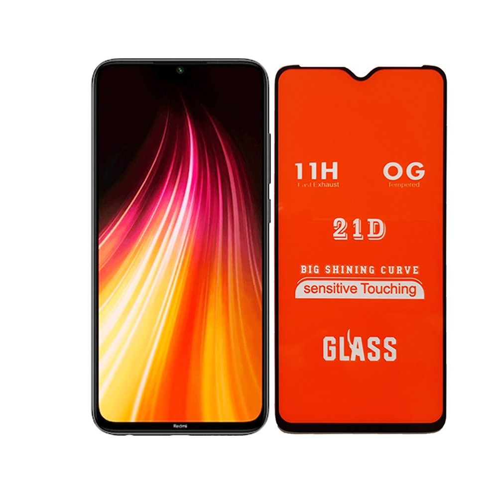 Kính Cường Lực 21D cho XIAOMI REDMI NOTE 8 PRO Full Keo Màn Hình 21D SIÊU BỀN, SIÊU CỨNG, ÔM SÁT MÁY - WGW CHÍNH HÃNG