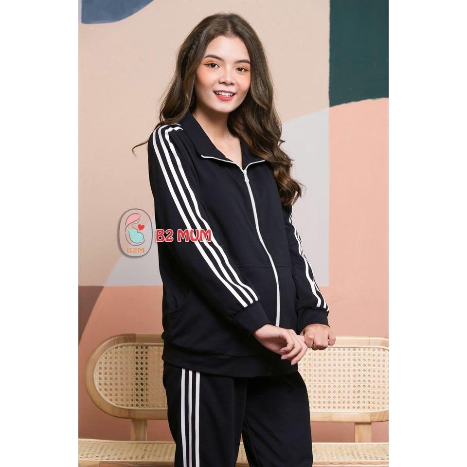 B216 Bộ thể thao nỉ khóa