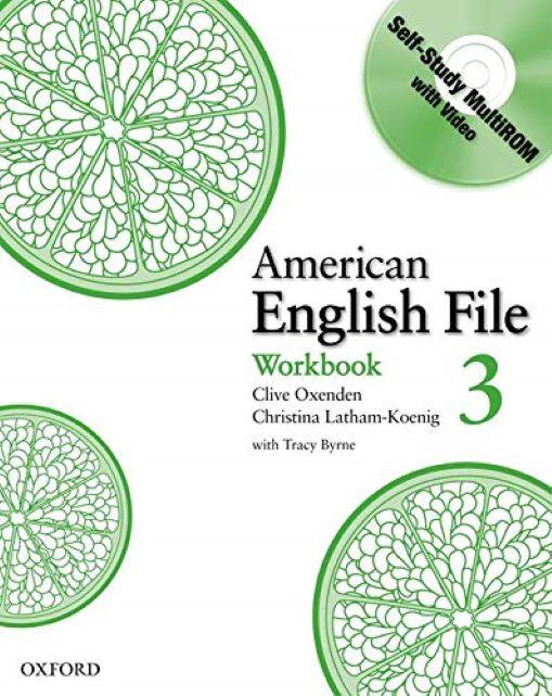 American English File Level 3: Workbook with MultiROM Pack