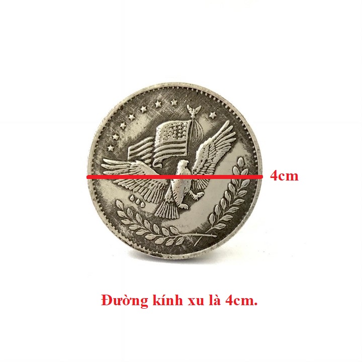 Xu Mỹ Giả Cổ Nữ Thần Tự Do và Đại Bàng Mỹ Dùng để sưu tầm, làm quà lưu niệm, làm đồ thủ công mỹ nghệ, kích thước 4cm, màu đồng cổ - TMT Collection - SP005321