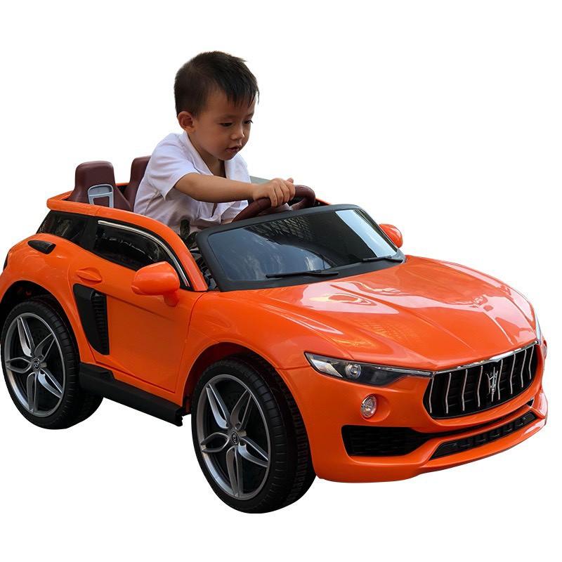 Xe ô tô điện trẻ em cao cấp MASERATI KUPAI-2021 4 động cơ 2 chỗ Bình Ắc Quy 12V7A - DH STORE