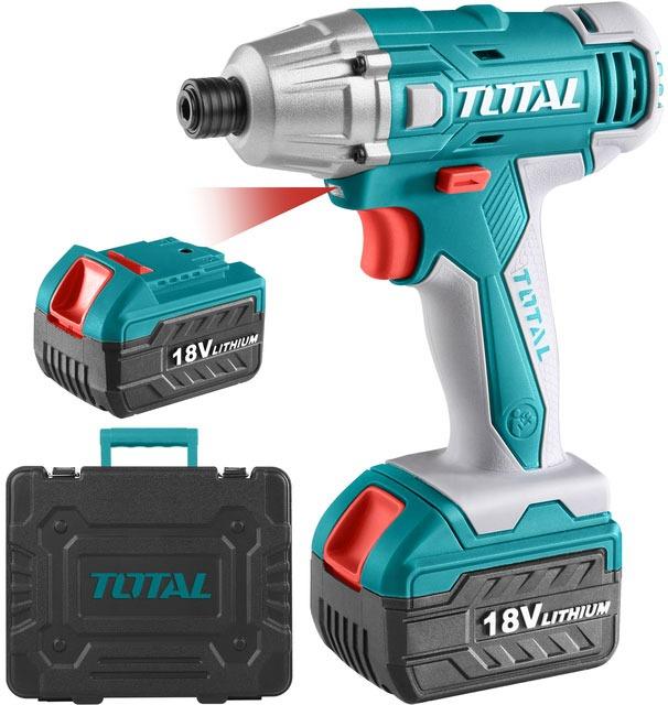 MÁY VẶN SIẾT VÍT DÙNG PIN LION 18V TOTAL (KÈM THEO 02 PIN 18V) TIDLI228181 - HÀNG CHÍNH HÃNG