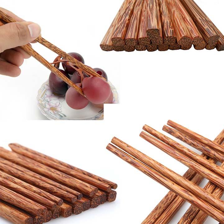 Combo 20 đôi đũa dừa Bến Tre cao cấp