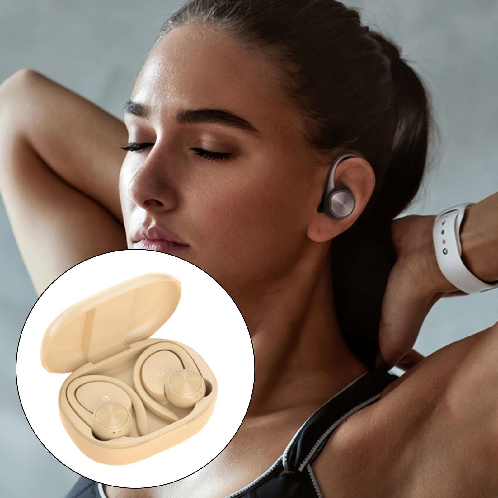 Ear-Hook Bluetooth 5.0 Earpiece for Driving LED Battery Display Black