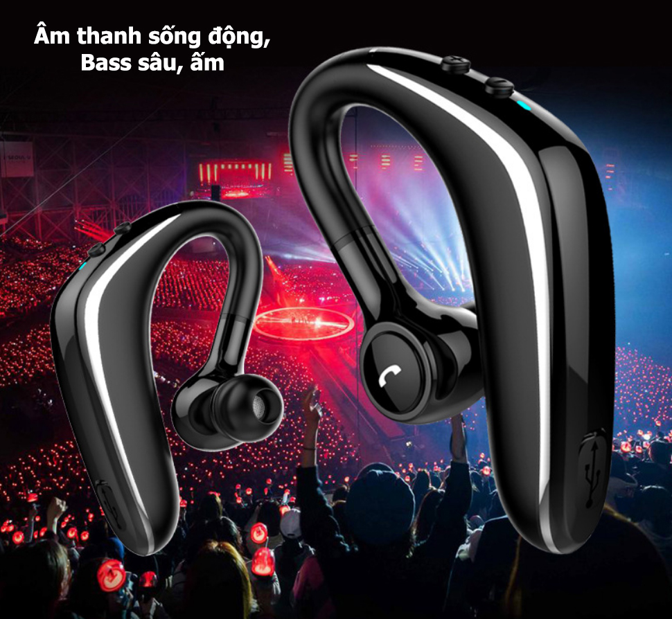 Tai Nghe Bluetooth Bass Cực Mạnh X01, Pin Sử Dụng Lên Đến 24H - Tặng Tai Nghe Phụ